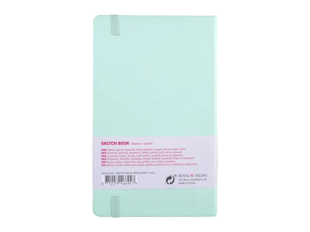 Schetsboek Talens Art Creation 80 vel 140gr 130x210mm frisse munt