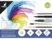 Postkaarten Kangaro blok 15 vel 300 grams aquarelpapier, A6, blanco po