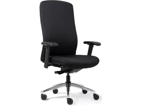 Euroseats bureaustoel Heavy Duty Zwart tot max. 150 kg