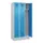 locker voor scheiding van kleding,HxBxD 1950x900x500mm,3vak