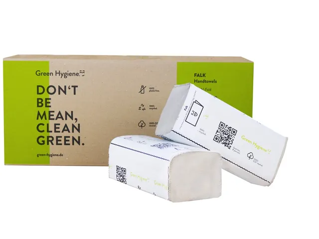 Handdoekjes Z-vouw 100% Recycled 1-laags 20 Pak 100% CO2 Neutraal