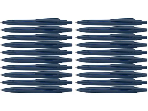 @Balpen Schneider Reco d.blauwschrijfkleur: blauw 20st. in doos