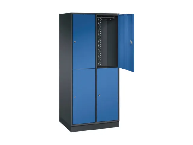 grootvolume garderobekast,HxBxD 1950x820x600mm,2x2vak.,vak B 360mm