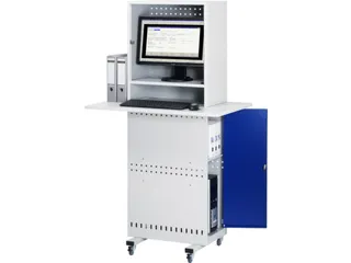 Computerkast 1725x975x610mm Verrijdbaar Werkblad Monitorvak - 5