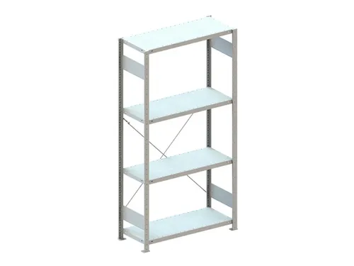 magazijnstelling,grondveld,HxBxD 2000x1056x436mm,vakl. 150kg