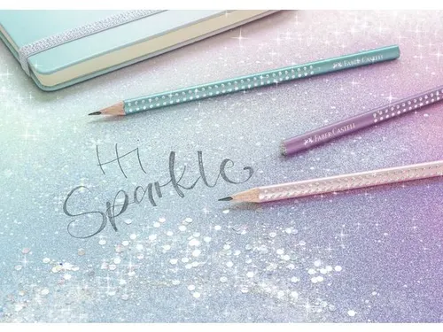 Potlood Faber-Castell Grip sparkle violet metallic