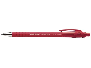Balpen Paper Mate Flexgrip Ultra medium rood - 1