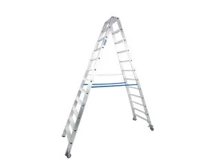 Verrijdbare Boktrap Aluminium L 3 04M 2X12Treden - 3