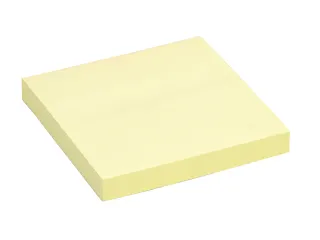 Memoblok Quantore 76x76mm geel - 3