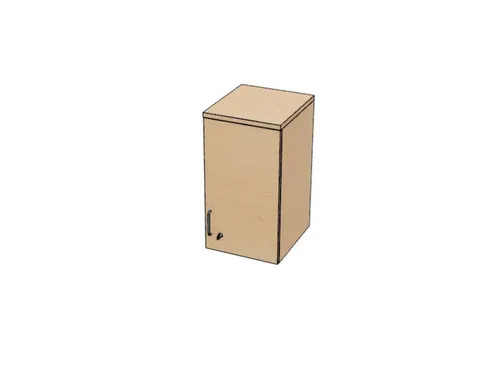 opzetkast v. kast met openslaande deuren NE-esdoorn 740x400x445mm