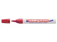 Viltstift edding 8300 industrie rond rood 1.5-3mm