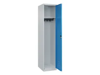 locker,HxBxD 1850x400x500mm,1vak,vak B 400mm,cil.-slot,staand op vloer - 1