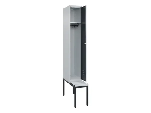 locker met bank,HxBxD 2120x300x815mm,1vak,vak B 300mm,cil.-slot