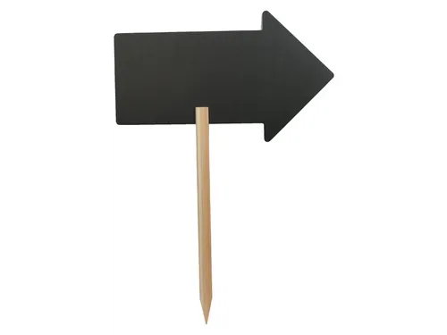 Krijtbord Securit pijl 440x270mm met houten pin