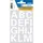 Etiket Herma 4169 25mm Letters A-Z Wit Folie 28 stuks