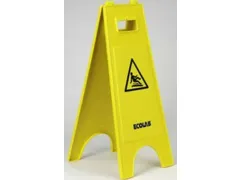 Ecolab Waarschuwingsbord Geel symbool 'natte vloer' 60x26x3.6cm