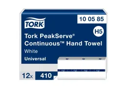 Tork 100585 Peakserve Continue Handdoek 1-laags Wit H5 Universal