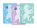 Schrift Oxford School A5 lijn 72 pagina's 80gr pastel seal à 3 stuks