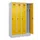 locker voor scheiding van kleding,HxBxD 1950x1200x500mm,4vak