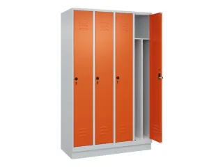 locker voor scheiding van kleding,HxBxD 1950x1200x500mm,4vak - 2