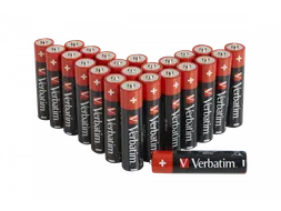 49504 VERBATIM AAA alkaline batterijen 24 Stuks