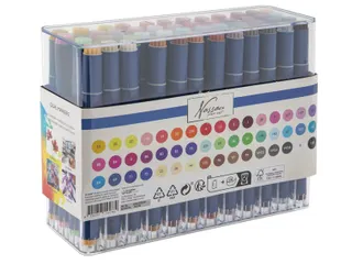 Alcoholmarker Nassau Arts duopunt 48 stuks assorti - 3