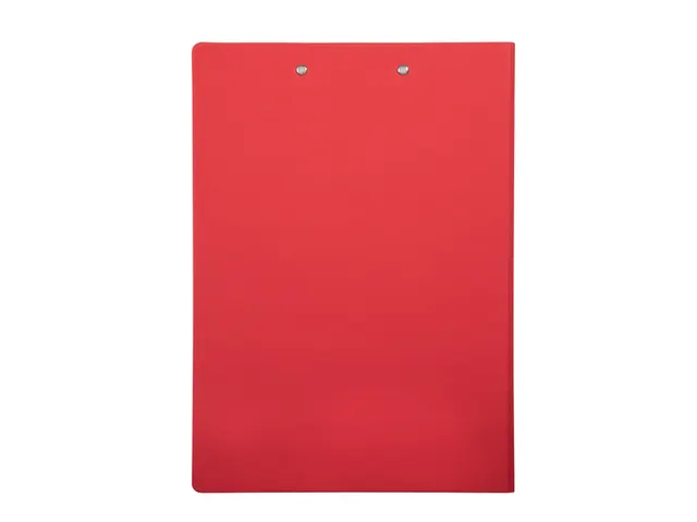 Klembordmap MAULbalance A4 versterkt karton rug 8mm rood