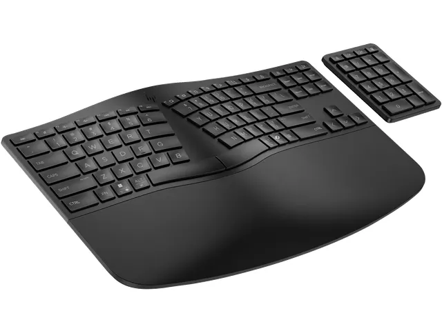 HP 960 Draadloos Toetsenbord Ergonomisch + Numeriek Azerty BE Zwart