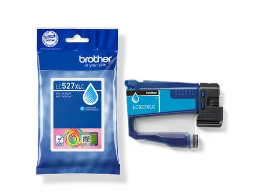 Inktcartridge Brother LC-527XLC HC blauw 2000 pagina's