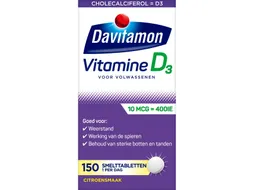 Vitamine D Davitamon volwassenen 150 smelttablet
