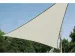 Voile solaire triangulaire 3,6x3,6x3,6m Crème