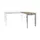 Bureau Linesto N3 aanbouwtafel 120x60cm hav/kers 25mm alu