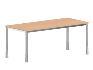 In hoogte verstelbaar bureau,HxBxD 720-840x1800x800mm,NE-esdoorn - 2