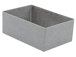 Inzetbak HxLxB 63x162x108mm Polystyreen Grijs 50 stuks