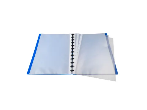 Showalbum PP ring 30 tas A4 blauw