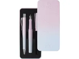 Balpen en Vulpen Faber-Castell Poly Pen in giftbox Blushing Sky