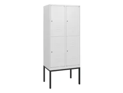 dubbeldekse locker,HxBxD 1950x800x500mm,2x2vak.,vak B 400mm