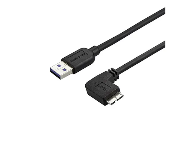 Slanke Micro USB 3.0 kabel haaks naar rechts 1 Meter