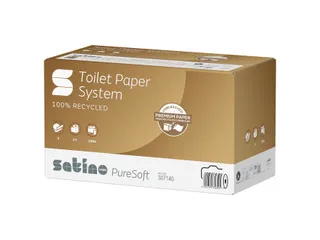 Satino 307140 Puresoft Toiletpapier met Dop 2-laags JT3 systeemrol - 3