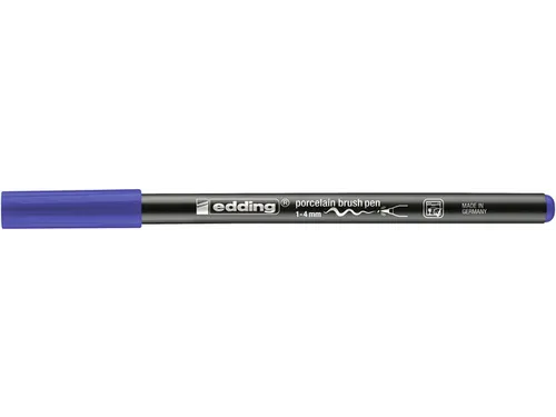 Brushpen edding 4200 porselein blauw