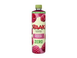 Siroop RAAK framboos zero sugar 750ml
