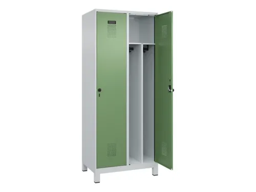 locker voor scheiding van kleding,HxBxD 1950x800x500mm,2vak