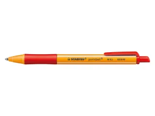 Balpen STABILO pointball 6030/40 medium rood 0.5mm - 1