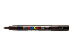 Verfstift Posca PC3M Fijne punt 0,9-1,3mm Donkerbruin
