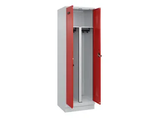 PBM-locker,HxBxD 1950x600x500mm,2vak,vak B 300mm,draaigrendel - 1