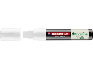 Paintmarker edding 52 EcoLine op waterbasis 4-15mm wit - 2