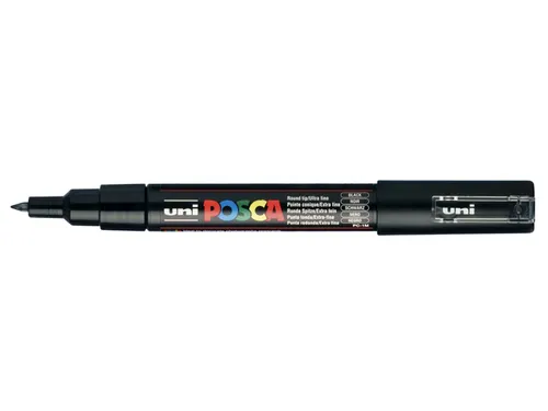 Verfstift Posca PC1MC Extra Fijne punt 0,7-1,0mm Zwart