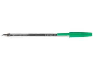 Q-connect Balpen met Dop 0,7mm Medium punt Groen 50 Stuks - 2