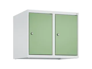opzetkast,v. locker,2vak.,vak B 300mm,HxBxD 500x600x500mm,vleugeldeur - 1