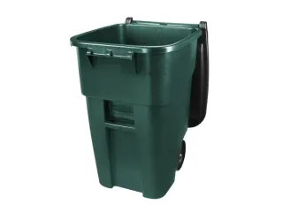 BRUTE Rolcontainer met deksel 189.3 Liter Groen Zwart - 2